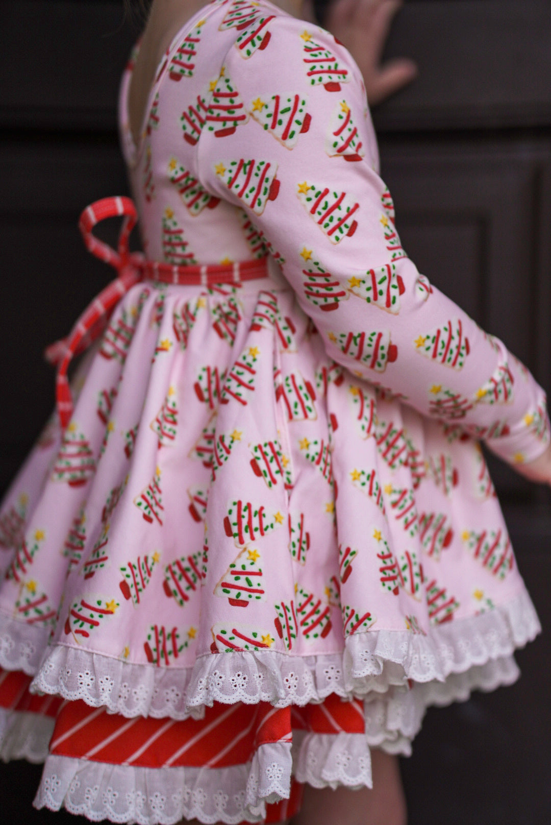 christmas tree cake dress Toddler Baby Girl Christmas Dress Star Sequin Layered Tutu Tulle Dress 1-6T Girls Fly Sleeve Christmas Tree Dresses Cake Smash Photo