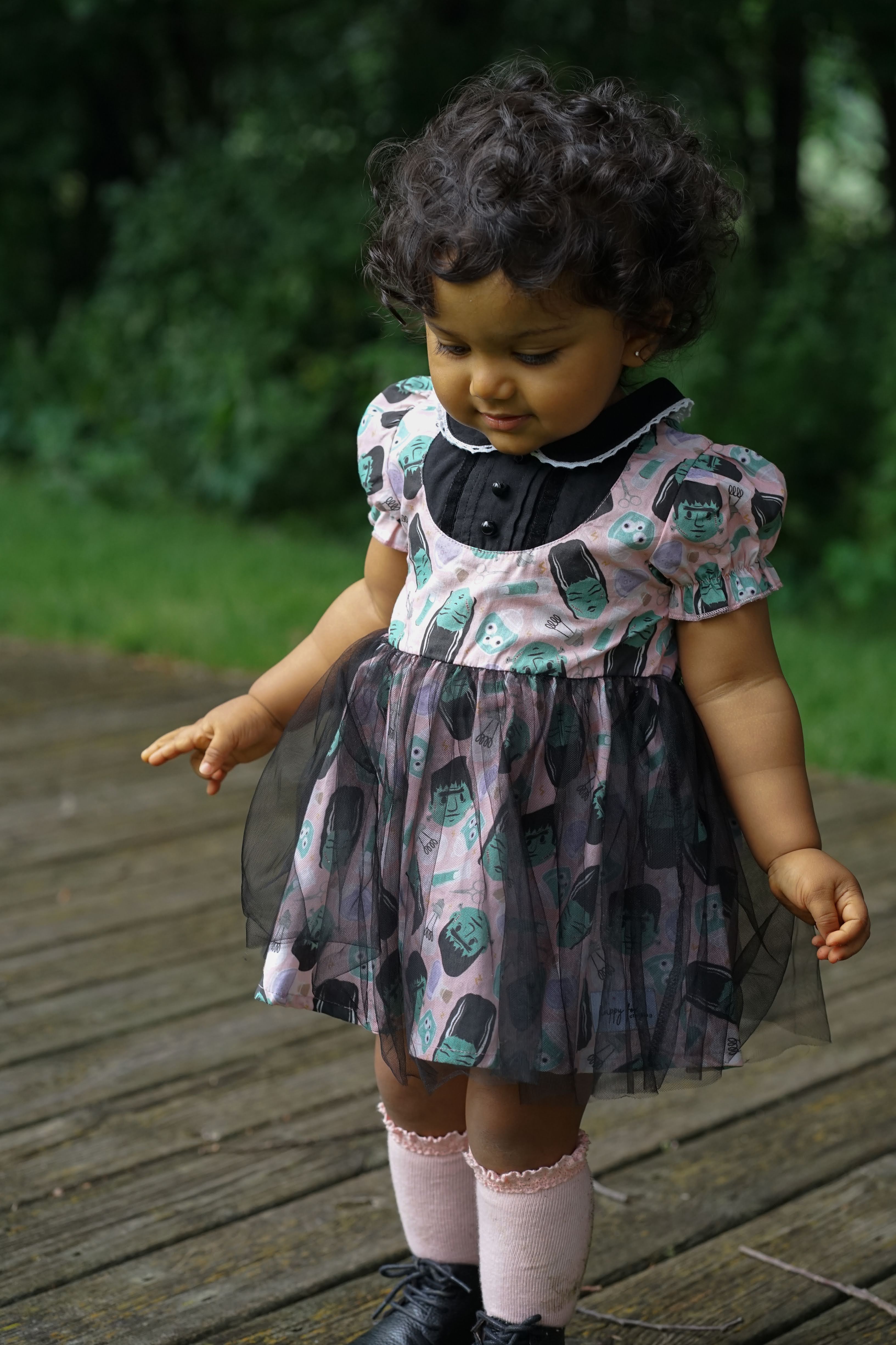 FRANKEN Tunic and Blooms – Happy Fox Clothing